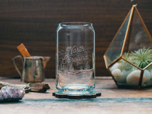 Load image into Gallery viewer, North Carolina Beer Can Glass.
