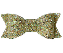 Load image into Gallery viewer, Pastel Glitter Bow Clip.
