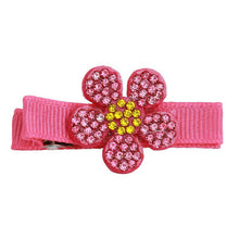 Load image into Gallery viewer, Rhinestone Daisy Clip.
