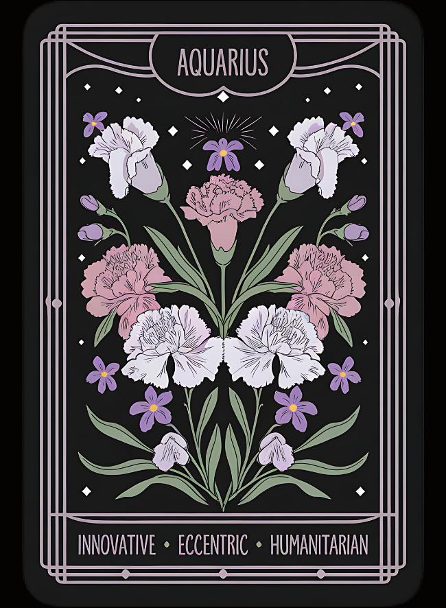 Aquarius Tarot Magnet