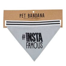Load image into Gallery viewer, Pet Bandana - #Instafamous
