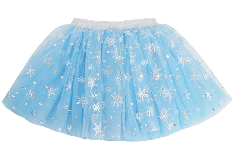 Blue Silver Sparkle Snowflake Tutu