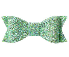 Load image into Gallery viewer, Pastel Glitter Bow Clip.
