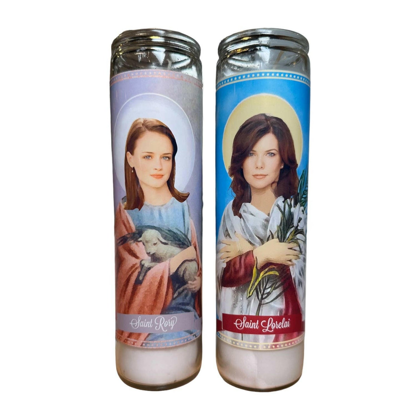 Gilmore Girls Devotional Prayer Saint Candle Set.