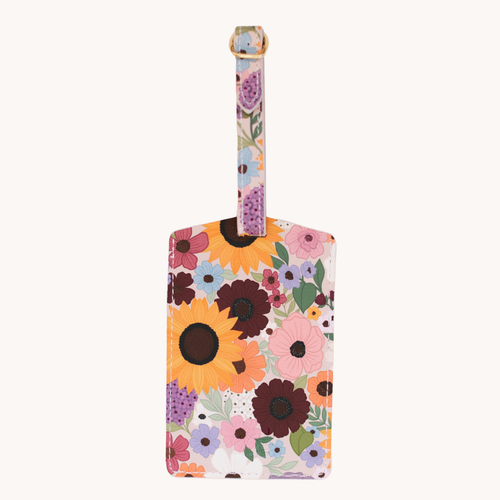 Rainbow Garden Luggage Tag.