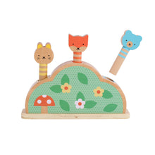 Load image into Gallery viewer, Petit Friends Wooden Pop-Up Toy.
