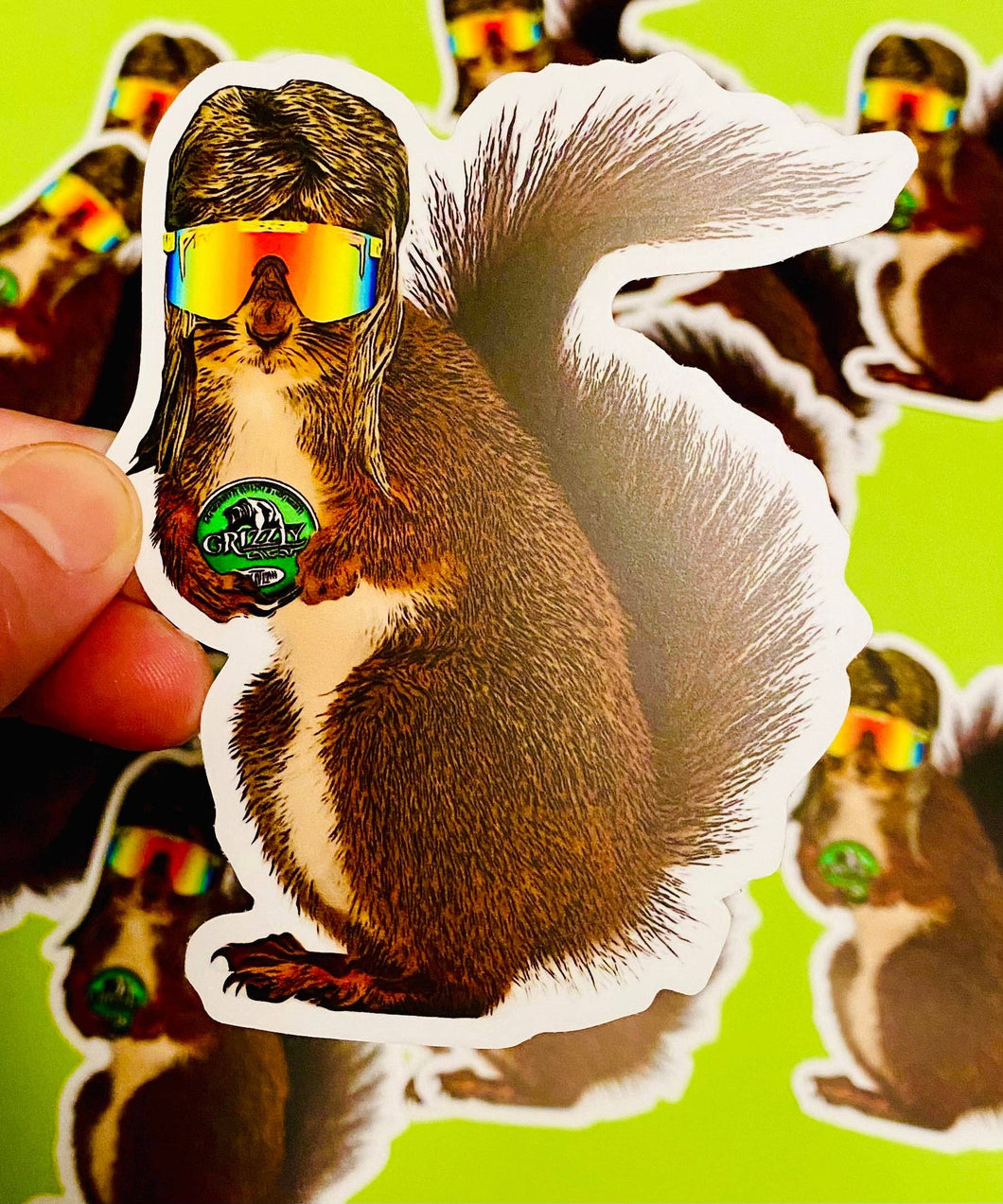 Squirrel Bumpkin Sticker for Hunters Hunting Fans, Squirrel