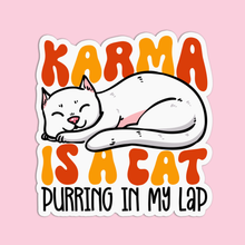Load image into Gallery viewer, Taylor Swift Karma is a Cat Vinyl Waterproof Stickers
