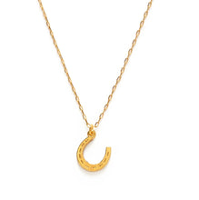 Load image into Gallery viewer, Horseshoe Charm Necklace
