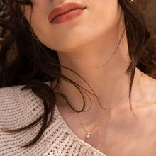 Load image into Gallery viewer, Pearl Crystal Pendant Necklace
