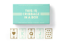 Load image into Gallery viewer, Cribbage In A Box Cribbage Game Set.
