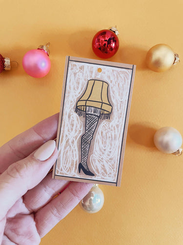 Leg Lamp Gift Tags - A Christmas Story - Set of 10.