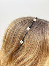 Load image into Gallery viewer, Skinny Flower Beaded Headbands.
