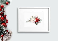 Load image into Gallery viewer, North Carolina Christmas art print | Four Seasons Series: 11x14.
