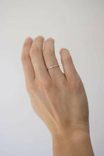 Load image into Gallery viewer, Hammered Stacking Ring in Sterling Silver.
