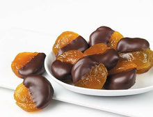 Load image into Gallery viewer, Dark Chocolate Glaceed Apricots - 9 PC Gift Box.
