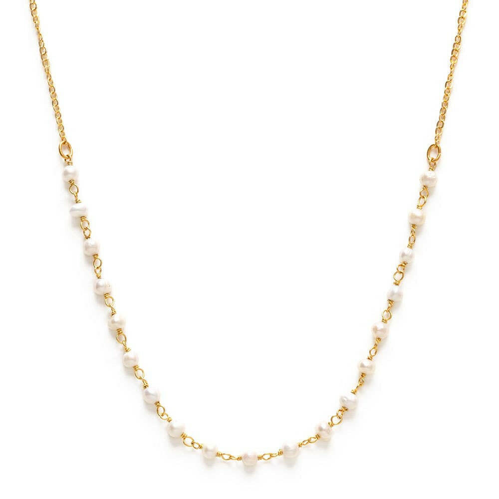 Freshwater Pearl Wire Wrapped Necklace.