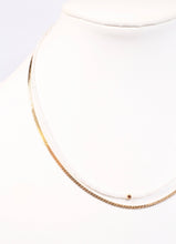 Load image into Gallery viewer, Sambro Layered Necklace WHITE.
