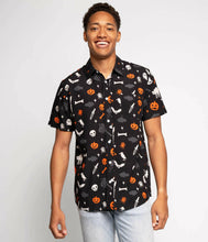 Load image into Gallery viewer, Halloween Night Button Down Shirt.
