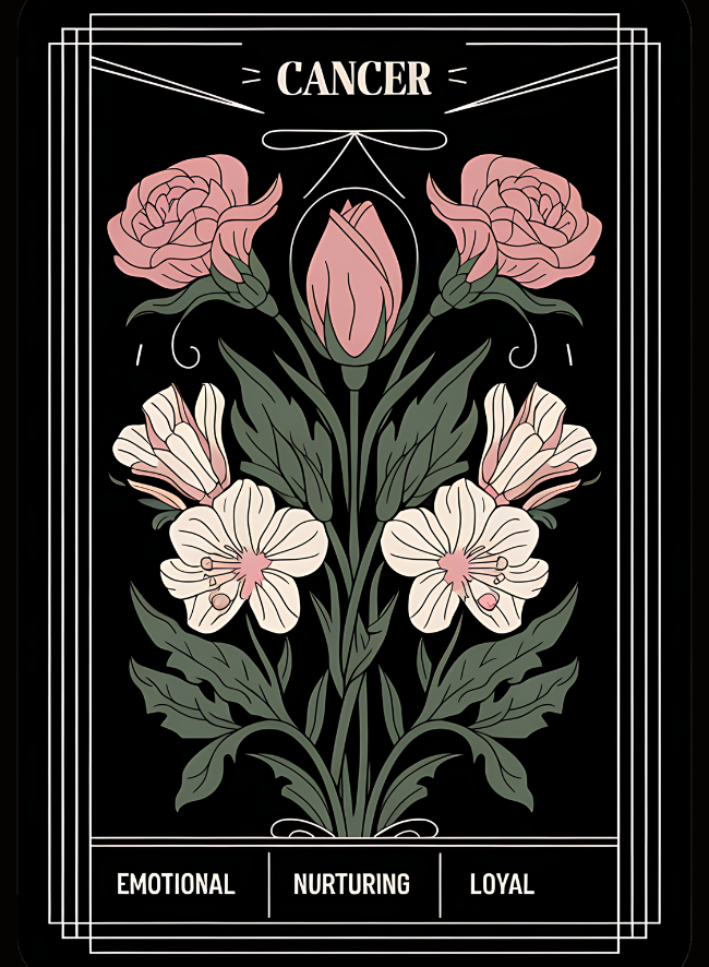 Cancer Tarot Magnet