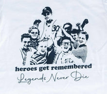 Load image into Gallery viewer, Legends Never Die Adult Tee.
