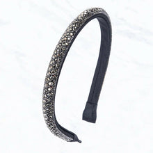 Load image into Gallery viewer, Thin Diamond Shape Stone Hair Band.
