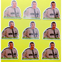 Load image into Gallery viewer, Super Troopers Farva Sticker Liter of Cola | POLICE sticker
