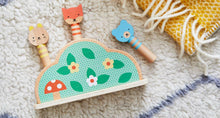 Load image into Gallery viewer, Petit Friends Wooden Pop-Up Toy.
