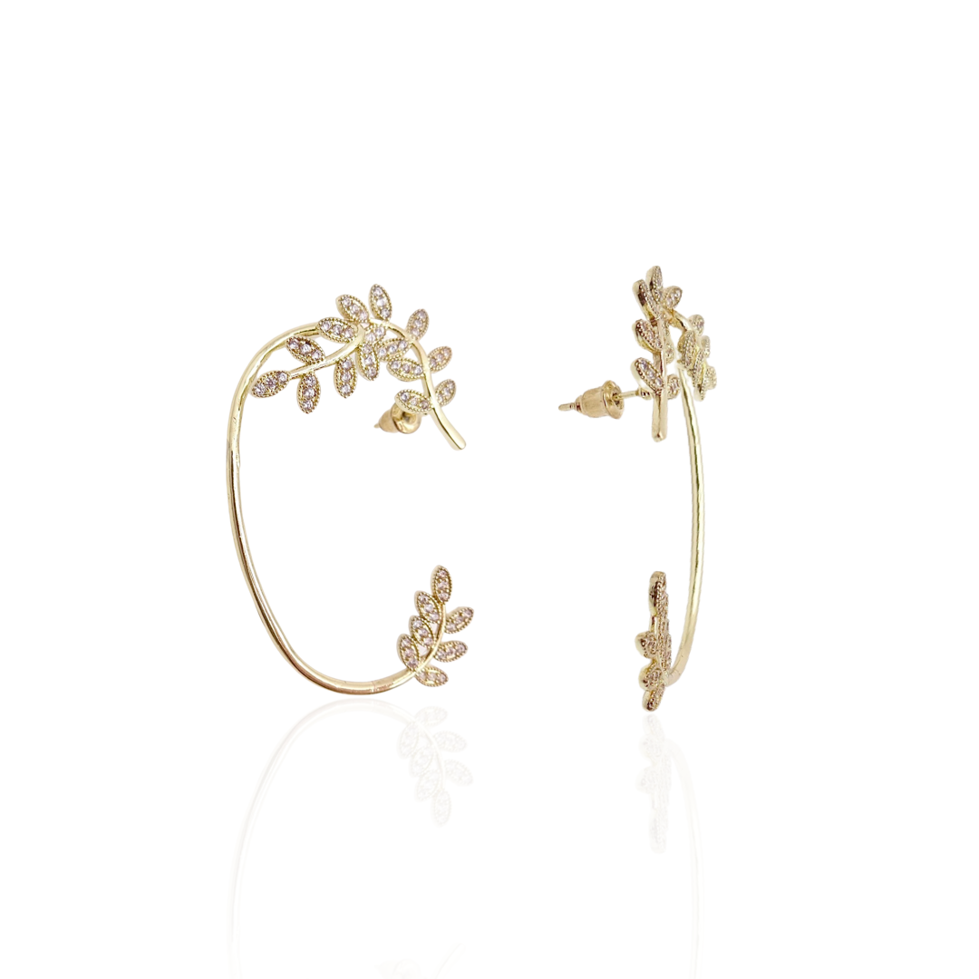 Floral Ear Wrap Cuff.