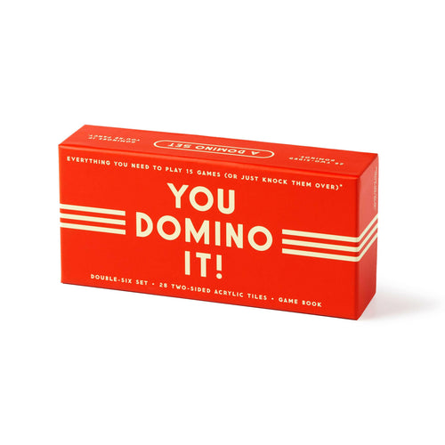 You Domino It! Domino Game Set.