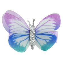 Load image into Gallery viewer, Silk Butterflies  Hair Clip.
