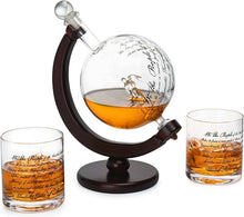 Load image into Gallery viewer, Attorney Whiskey Decanter Set - 850ml with 2 Glasses
