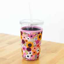 Load image into Gallery viewer, Rainbow Garden Drink Sleeve.
