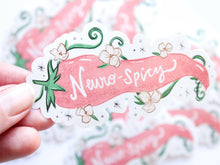 Load image into Gallery viewer, Neuro-Spicy Pepper Vinyl Sticker.
