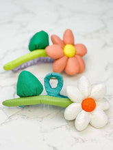 Load image into Gallery viewer, Puffy Flower Hair Clips.
