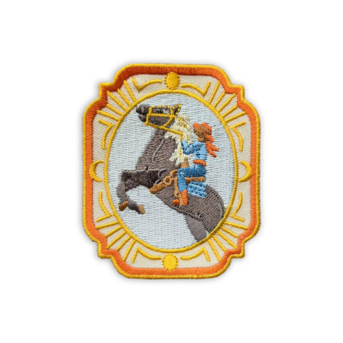 Cowgirl Embroidered Patch.