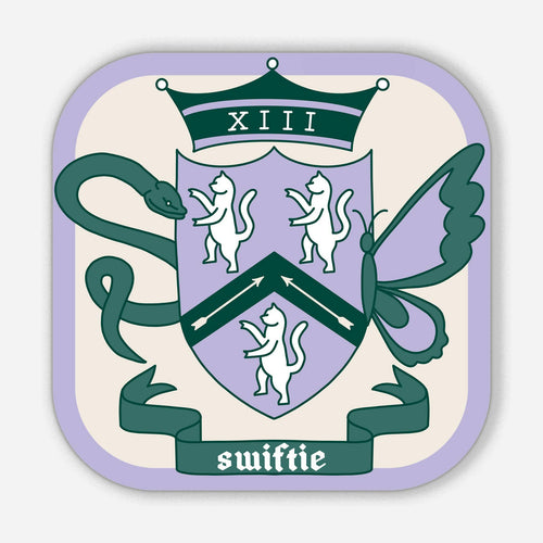 Swiftie Coat Of Arms Sticker.