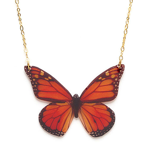 Monarch Butterfly Necklace.