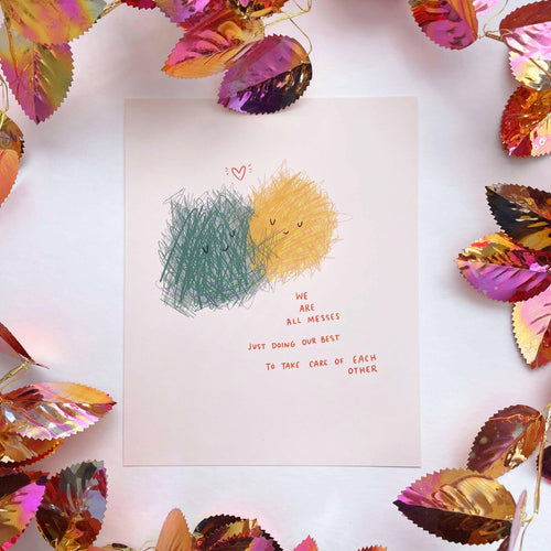 Messes Art Print 8x10.
