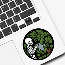 Load image into Gallery viewer, Plant Skeleton Love Sticker.
