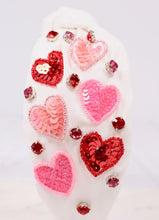 Load image into Gallery viewer, Endless Love heart Headband White SKU:
