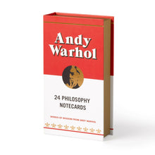 Load image into Gallery viewer, Andy Warhol Philosophy Correspondence Cards.
