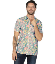 Load image into Gallery viewer, Talk Birdie to Me Men&#39;s Hawaiian Shirt - Floral Button Down.
