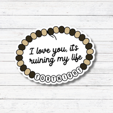 Load image into Gallery viewer, Fortnight Bracelet-Taylor TTPD Stickers/Magnet.
