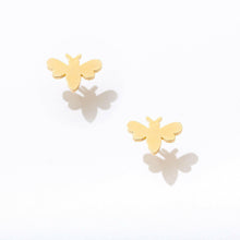 Load image into Gallery viewer, Little Bee Stud Earrings.
