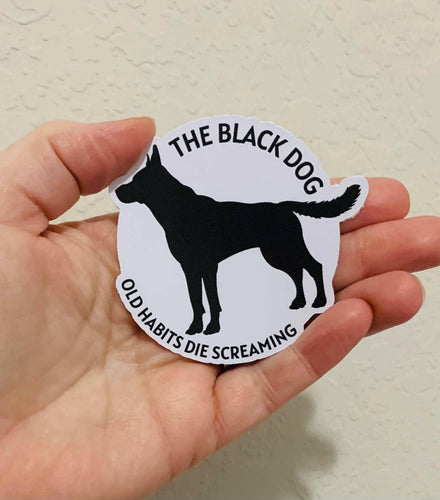 The Black Dog-Taylor TTPD Stickers/Magnet.