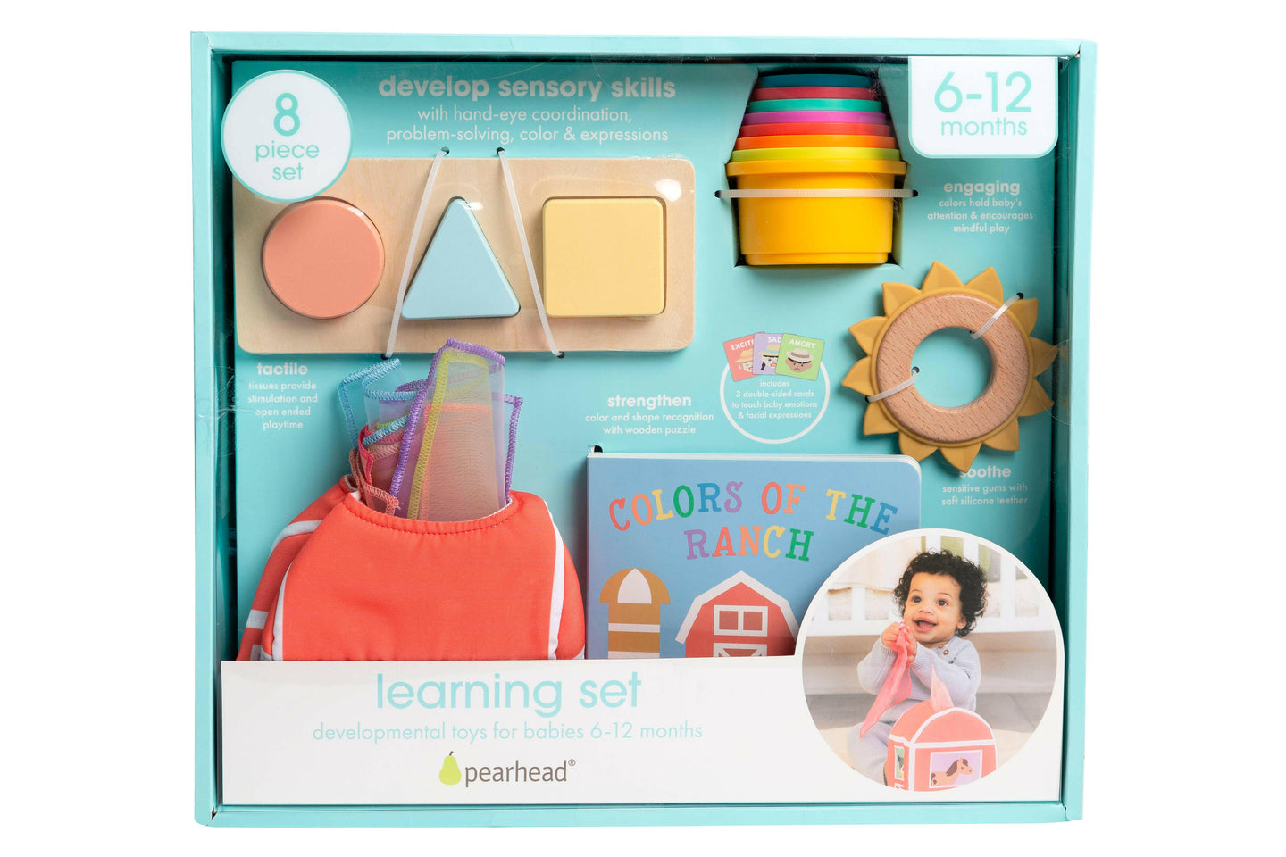 Learning Kit for Babies 6-12 Months, Montessori Learning Kit.