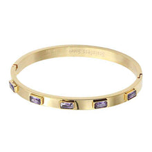 Load image into Gallery viewer, STAINLESS STEEL HINGE STONE BRACELET
