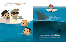 Load image into Gallery viewer, Jaws: Big Shark, Little Boat A Book Of Opposites (FunkoPop!) (Little Golden Book)j
