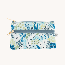 Load image into Gallery viewer, Waterfall Floral Pencil Pouch.
